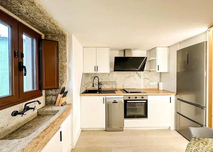Casa La By Aloga - Planta Baja Con Jardin Финистерре